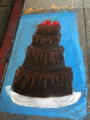 Honorable Mention-Cherry Fudge Chocolate Cake by Judith Irwin
